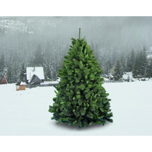 ALBERO NATALE GERMOGLIATO CM.180, 1042 RAMI C/BASE IN FERRO